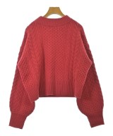 green label relaxing（グリーンレーベルリラクシング）ニット・セーター 赤 サイズ:F レディース/2200671313159