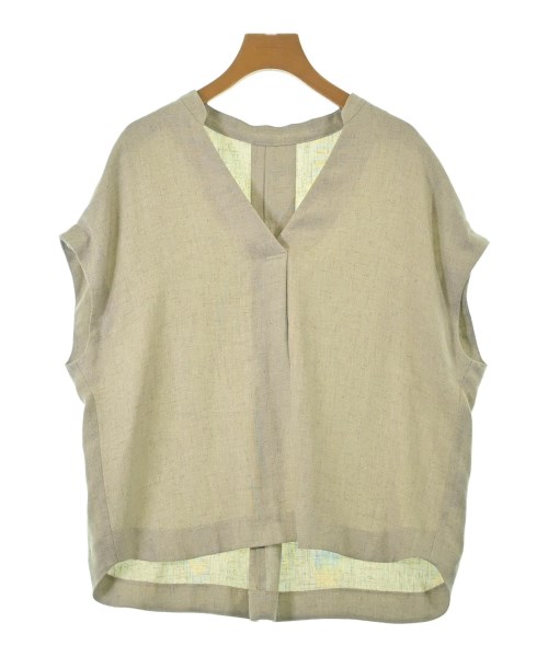 green label relaxing(グリーンレーベルリラクシング)ノースリーブ ベージュ サイズ:F/2200671449025