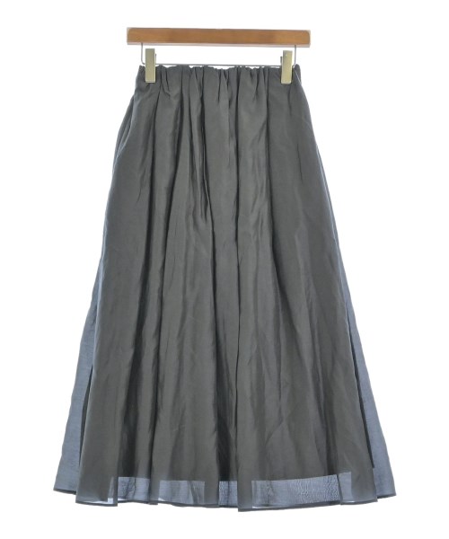 green label relaxing(グリーンレーベルリラクシング)ロング・マキシ丈スカート グレー サイズ:F/2200669296112