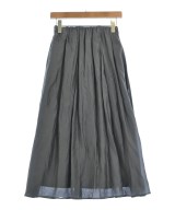 green label relaxing（グリーンレーベルリラクシング）ロング・マキシ丈スカート グレー サイズ:F レディース/2200669296112