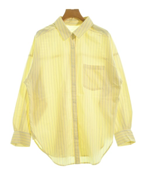 green label relaxing(グリーンレーベルリラクシング)カジュアルシャツ 黄 サイズ:SM/2200672721083