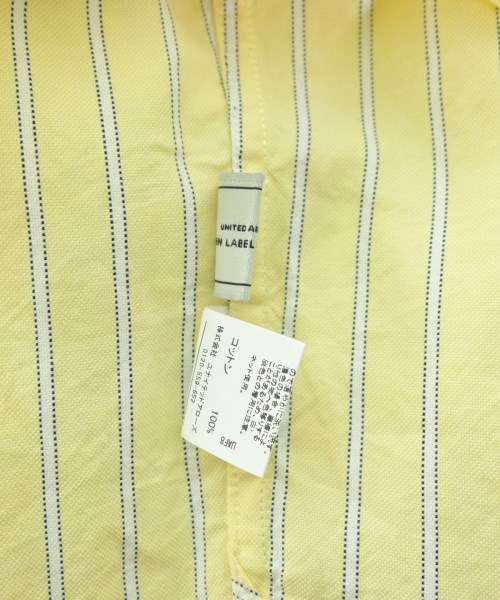 green label relaxing（グリーンレーベルリラクシング）カジュアルシャツ 黄 サイズ:SM レディース/2200672721083