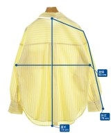 green label relaxing（グリーンレーベルリラクシング）カジュアルシャツ 黄 サイズ:SM レディース/2200672721083