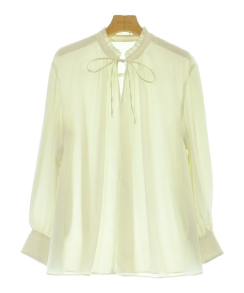 green label relaxing(グリーンレーベルリラクシング)ブラウス 白 サイズ:F/2200671739010