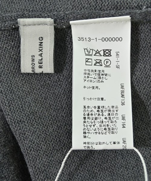 green label relaxing（グリーンレーベルリラクシング）ニット・セーター グレー サイズ:F レディース/2200672414039