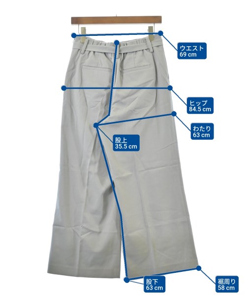 green label relaxing（グリーンレーベルリラクシング）スラックス グレー サイズ:40(M位) レディース/2200672651021