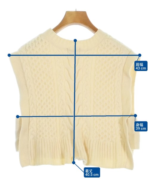 green label relaxing（グリーンレーベルリラクシング）ベスト 白 サイズ:-(M位) レディース/2200671862039