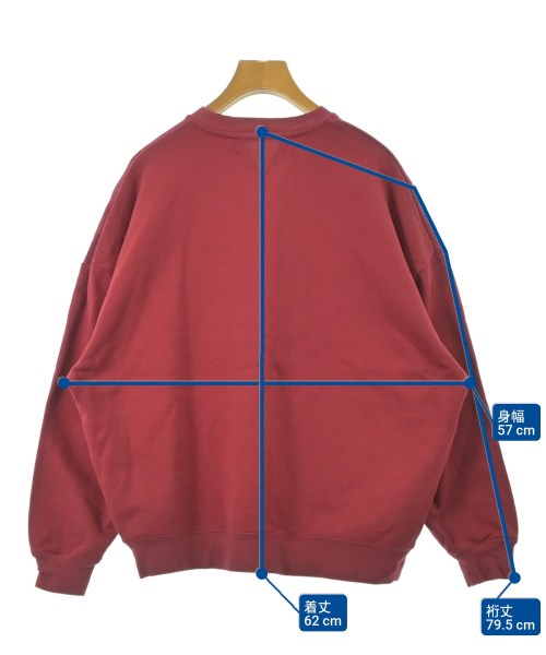 green label relaxing（グリーンレーベルリラクシング）スウェット 赤 サイズ:S レディース/2200672690068