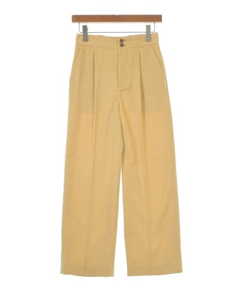 green label relaxing(グリーンレーベルリラクシング)スラックス 黄 サイズ:36(S位)/2200674911048