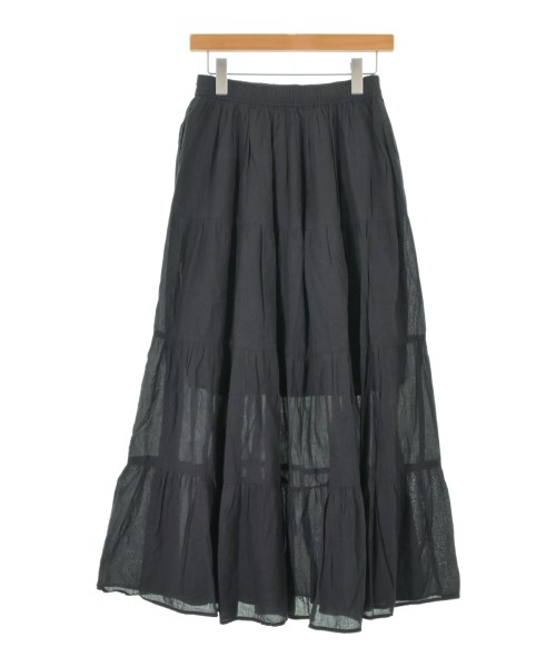 green label relaxing（グリーンレーベルリラクシング）ロング・マキシ丈スカート 黒 サイズ:F レディース/2200676972047