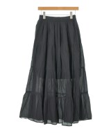 green label relaxing（グリーンレーベルリラクシング）ロング・マキシ丈スカート 黒 サイズ:F レディース/2200676972047