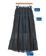 green label relaxing（グリーンレーベルリラクシング）ロング・マキシ丈スカート 黒 サイズ:F レディース/2200676972047