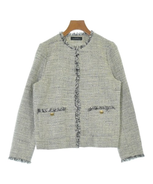 green label relaxing(グリーンレーベルリラクシング)ノーカラージャケット 白 サイズ:38(M位)/2200671980016