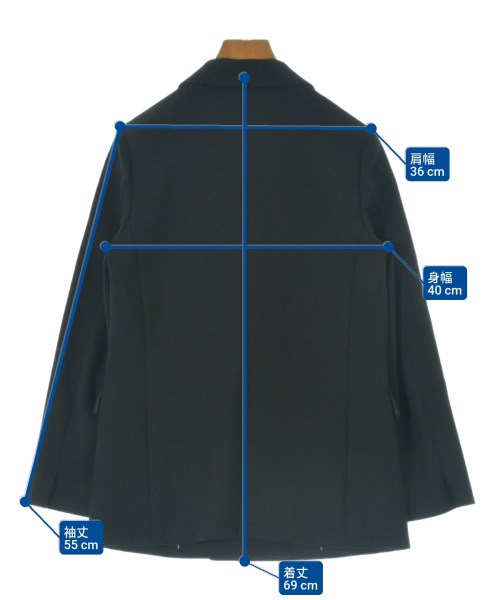 green label relaxing（グリーンレーベルリラクシング）テーラードジャケット 黒 サイズ:36(S位) レディース/2200674092051