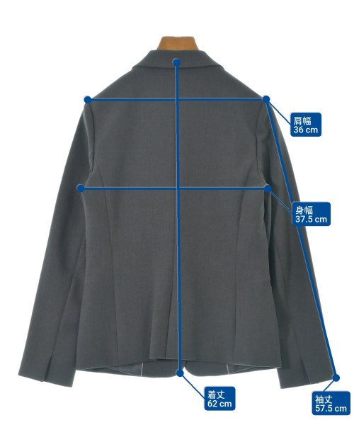 green label relaxing（グリーンレーベルリラクシング）ジャケット グレー サイズ:36(S位) レディース/2200670100019