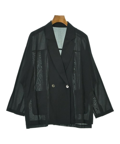 green label relaxing(グリーンレーベルリラクシング)テーラードジャケット 黒 サイズ:SH/2200672163135