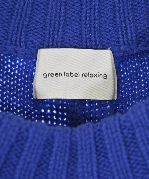 green label relaxing（グリーンレーベルリラクシング）ニット・セーター 青 サイズ:38(M位) レディース/2200672772023