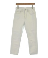 green label relaxing（グリーンレーベルリラクシング）デニムパンツ 白 サイズ:38(M位) レディース/2200674477032