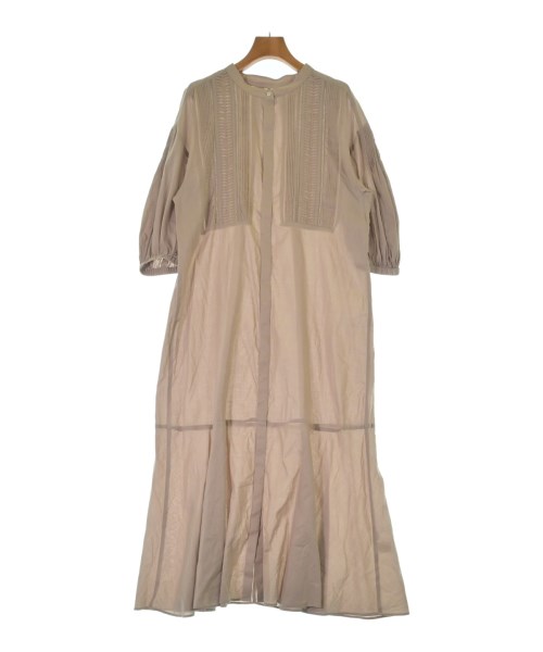 green label relaxing(グリーンレーベルリラクシング)シャツワンピース ベージュ サイズ:F/2200677494036