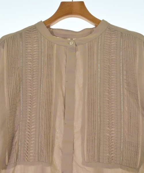 green label relaxing（グリーンレーベルリラクシング）シャツワンピース ベージュ サイズ:F レディース/2200677494036