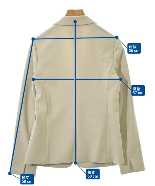 green label relaxing（グリーンレーベルリラクシング）カジュアルジャケット ベージュ サイズ:36(S位) レディース/2200670861040