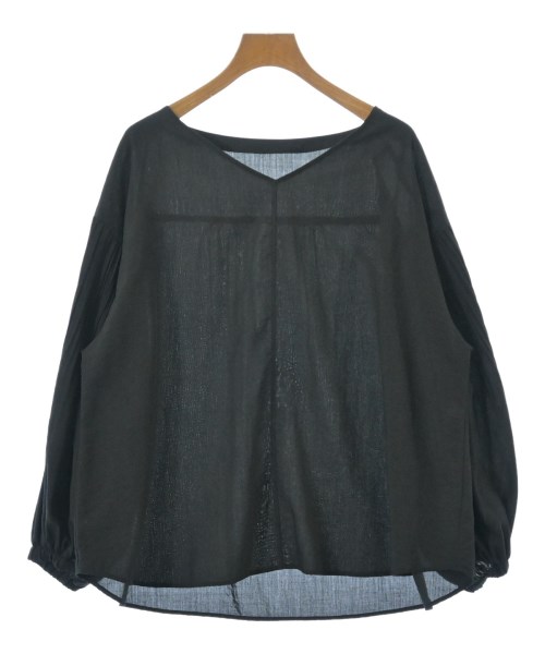 green label relaxing(グリーンレーベルリラクシング)ブラウス 黒 サイズ:F/2200673437020