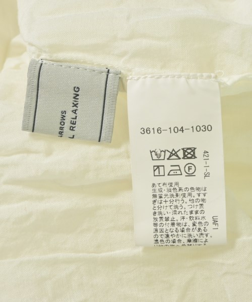 green label relaxing（グリーンレーベルリラクシング）ブラウス 白 サイズ:F レディース/2200674078109