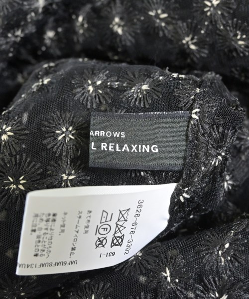 green label relaxing（グリーンレーベルリラクシング）ワンピース 黒 サイズ:F レディース/2200674122109