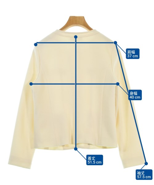 green label relaxing（グリーンレーベルリラクシング）ノーカラージャケット 白 サイズ:36(S位) レディース/2200672426032