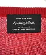 green label relaxing（グリーンレーベルリラクシング）カーディガン 赤 サイズ:-(M位) レディース/2200672439094