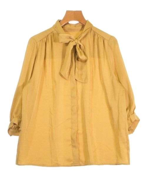 green label relaxing(グリーンレーベルリラクシング)カジュアルシャツ 黄 サイズ:F/2200672439131