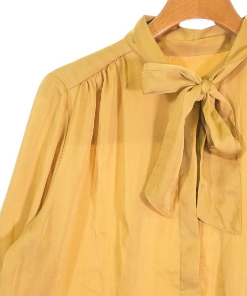green label relaxing（グリーンレーベルリラクシング）カジュアルシャツ 黄 サイズ:F レディース/2200672439131