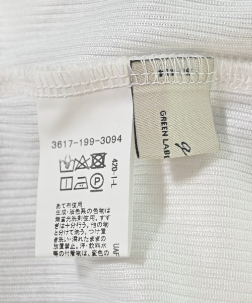 green label relaxing（グリーンレーベルリラクシング）タンクトップ 白 サイズ:F レディース/2200677299020