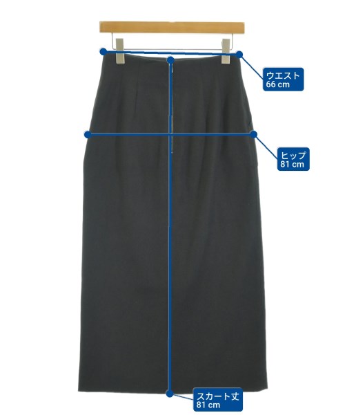 green label relaxing（グリーンレーベルリラクシング）ロング・マキシ丈スカート 黒 サイズ:38(M位) レディース/2200671562038