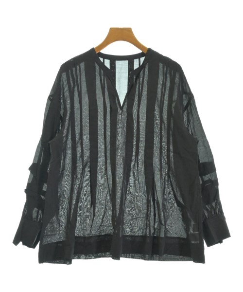 green label relaxing(グリーンレーベルリラクシング)ブラウス 黒 サイズ:F/2200671562052
