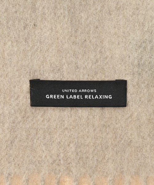 green label relaxing（グリーンレーベルリラクシング）マフラー ベージュ サイズ:- レディース/2200672206214