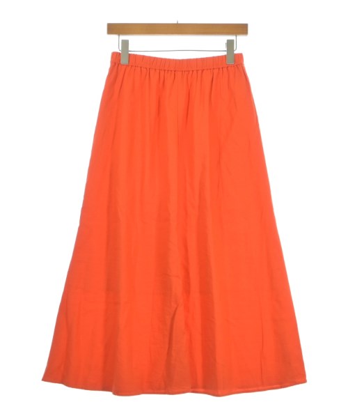 green label relaxing（グリーンレーベルリラクシング）ロング・マキシ丈スカート オレンジ サイズ:SH レディース/2200672850042