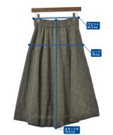 green label relaxing（グリーンレーベルリラクシング）ロング・マキシ丈スカート 茶 サイズ:38(M位) レディース/2200673635037