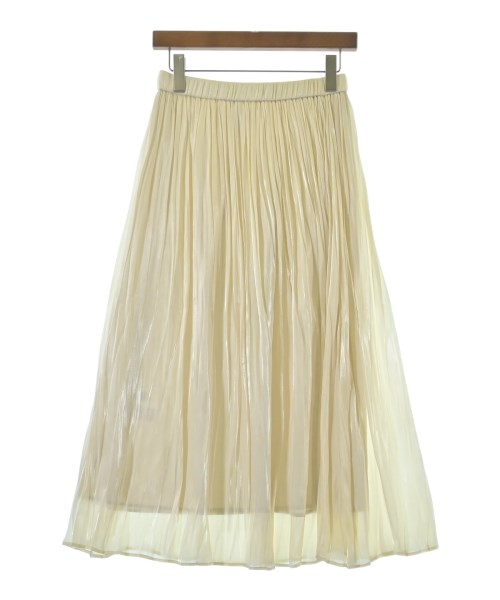 green label relaxing（グリーンレーベルリラクシング）ロング・マキシ丈スカート 白 サイズ:F レディース/2200677085012