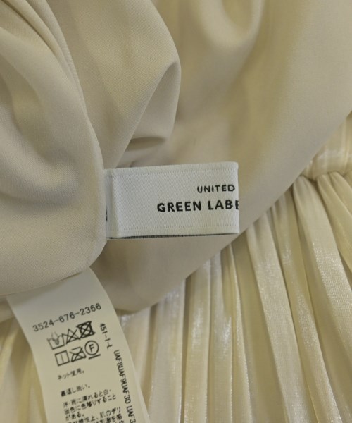 green label relaxing（グリーンレーベルリラクシング）ロング・マキシ丈スカート 白 サイズ:F レディース/2200677085012