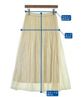 green label relaxing（グリーンレーベルリラクシング）ロング・マキシ丈スカート 白 サイズ:F レディース/2200677085012