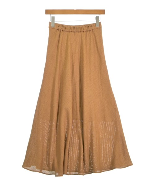 green label relaxing（グリーンレーベルリラクシング）ひざ丈スカート 茶 サイズ:36(S位) レディース/2200678641033