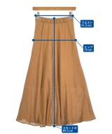 green label relaxing（グリーンレーベルリラクシング）ひざ丈スカート 茶 サイズ:36(S位) レディース/2200678641033