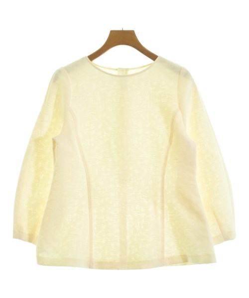 green label relaxing(グリーンレーベルリラクシング)ブラウス 白 サイズ:F/2200666542083