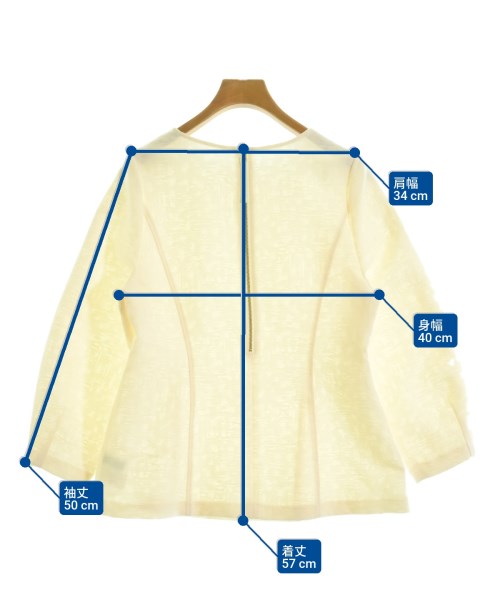 green label relaxing（グリーンレーベルリラクシング）ブラウス 白 サイズ:F レディース/2200666542083
