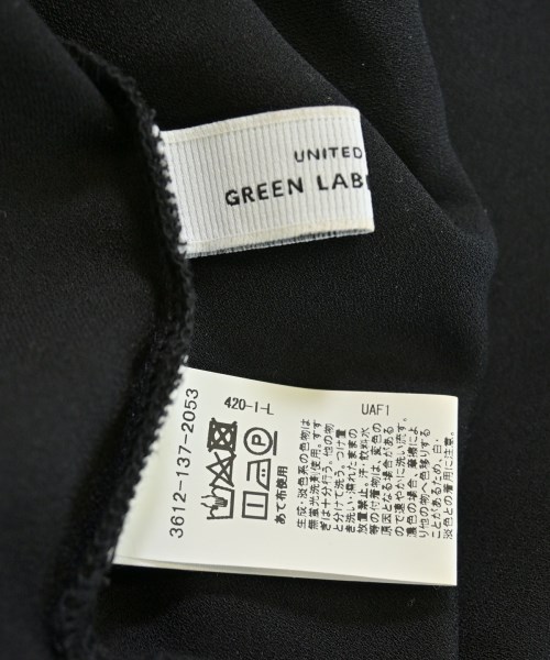 green label relaxing（グリーンレーベルリラクシング）ブラウス 黒 サイズ:F レディース/2200672691270