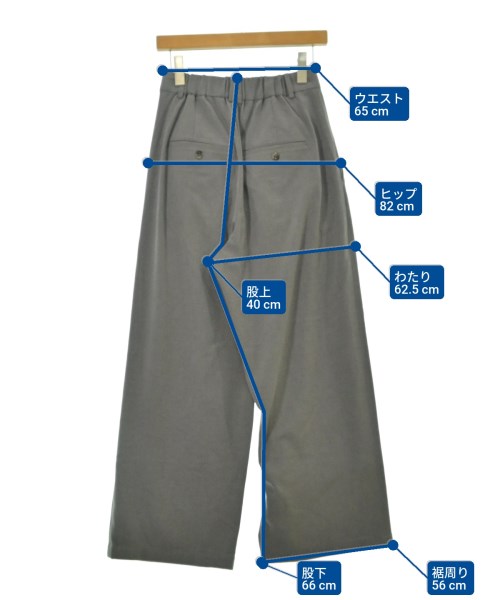 green label relaxing（グリーンレーベルリラクシング）スラックス グレー サイズ:38(M位) レディース/2200674115026