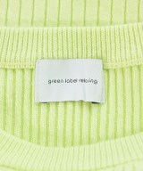 green label relaxing（グリーンレーベルリラクシング）ニット・セーター 緑 サイズ:-(M位) レディース/2200672957031
