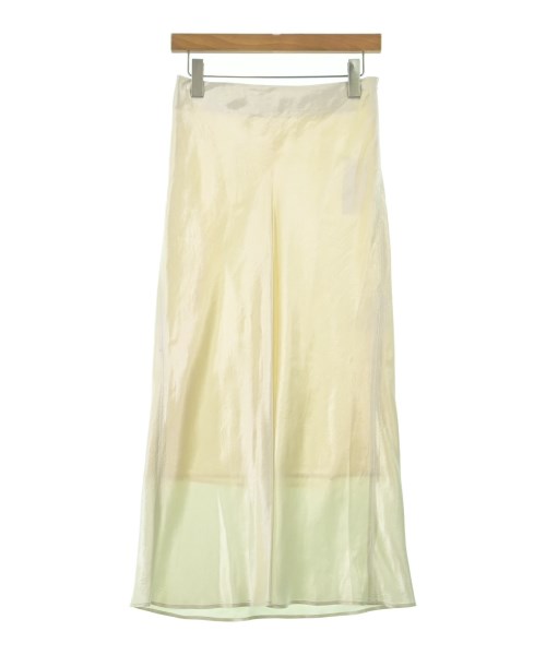 green label relaxing(グリーンレーベルリラクシング)ロング・マキシ丈スカート 白 サイズ:38(M位)/2200674948136