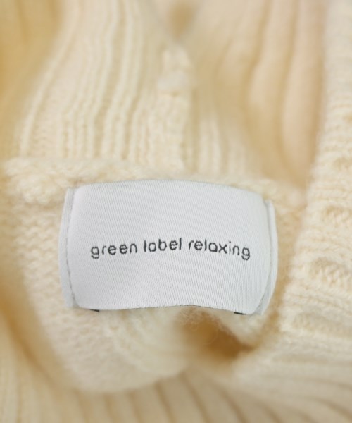 green label relaxing（グリーンレーベルリラクシング）ニット・セーター 白 サイズ:F レディース/2200675580021